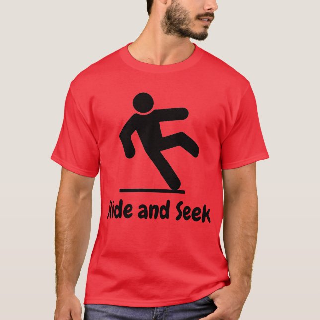Slide and Seek Tee Red (Front)