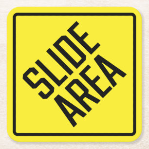 Slide Area Paper Coaster