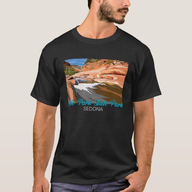 Slide Park State Park Sedona T-Shirt (Front)
