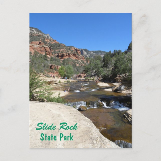 Slide Rock State Park postcard (Front)