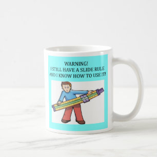 slide rule math humour, slide rule math humour coffee mug