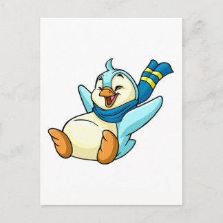 Sliding blue Bruce Postcard