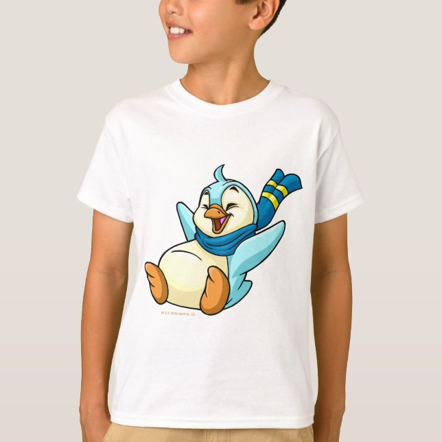 Sliding blue Bruce T-Shirt (Front)