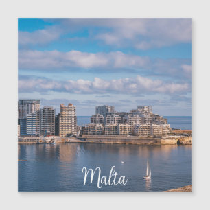 Sliema harbour and skyscrapers in Malta Magnet
