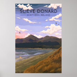 Slieve Donard Northern Ireland Travel Poster