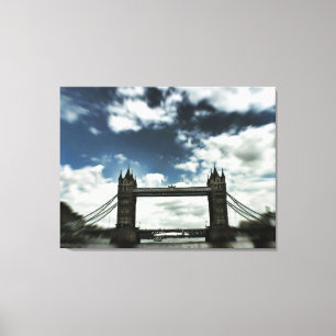 Slight Trippy : London Bridge (UK) United Kingdom Canvas Print