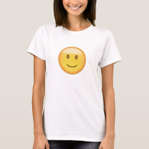 Slightly Smiling Face Emoji T-Shirt