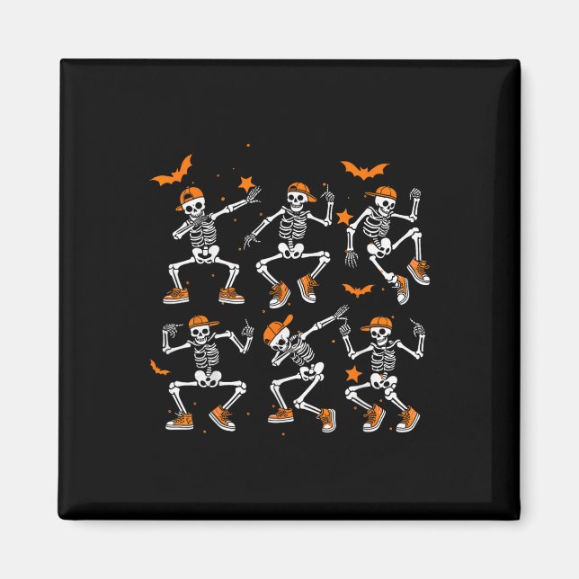 Slightly Subtle Halloween Skeleton Trump Halloween Magnet (Front)