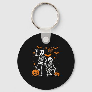 Slightly Subtle Resist Skeleton Trump Halloween Co Key Ring