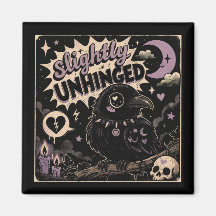 Slightly Unhinged Raven