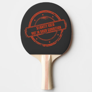 Slightly Used But In Good Condition Funny Stamp Ping Pong Paddle
