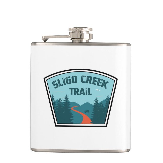 Sligo Creek Trail Hip Flask (Front)