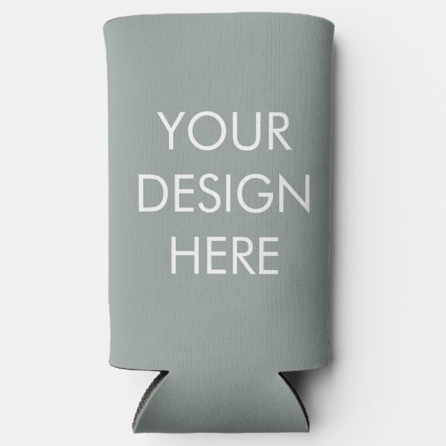 Slim Boho Colour Scheme - Blank Can Cooler (Front)