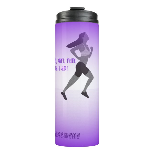 Slim Girl Runner Tumbler (Front)