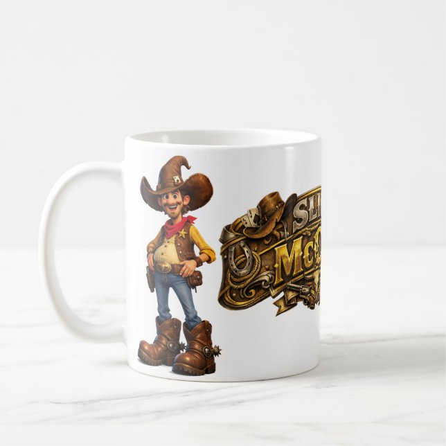Slim McCoy - Cowboy Coffee Mug (Left)