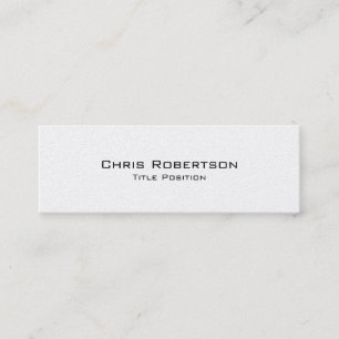 Slim Modern Trendy Charming Business Card