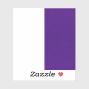 Slim Purple Noise Vinyl Sticker – Customisable