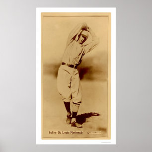 Slim Sallee Cardinals Baseball 1914 Poster
