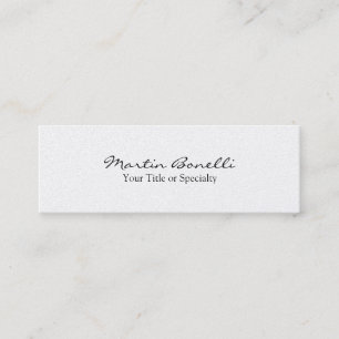 Slim Special Unique Modern Professional Mini Business Card