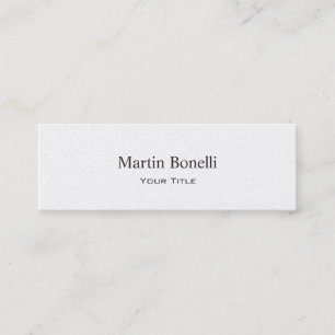 Slim Trendy Personalise Business Card