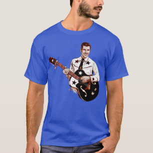Slim Whitman An illustration by Paul Cemmick T-Shirt