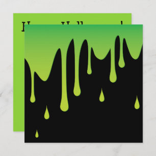 Slime dripping invitation