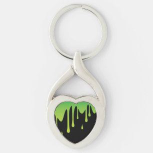 Slime dripping key ring