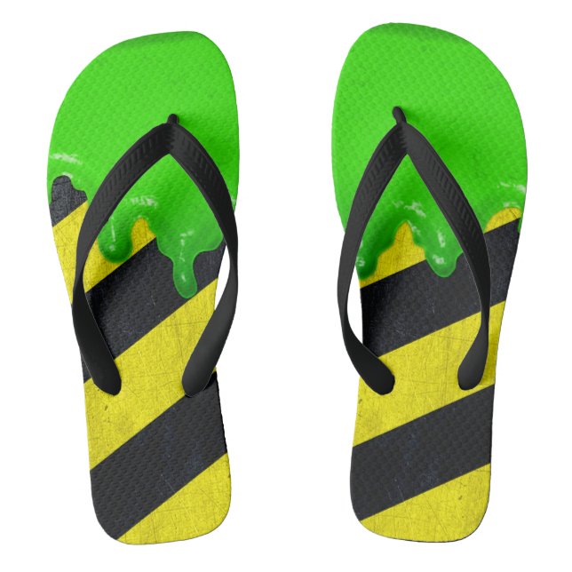 Slime Hazard Flip Flops (Footbed)