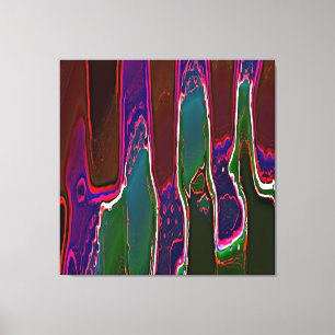 Slime Ken Gage Abstract Surrealism Canvas Print