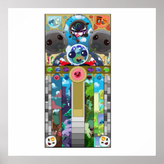 Slime Rancher Stained Glass Poster