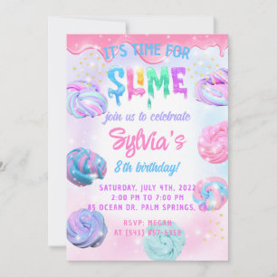 Slime Real Invitation