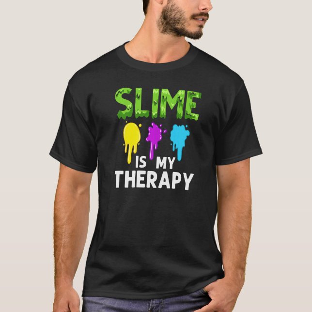 Slime Toy Making Fluffy Maker Machine Mixer T-Shirt (Front)