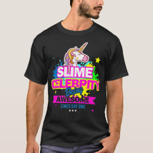 Slime Unicorn Summer Camp Cute for Childrens Camp T-Shirt