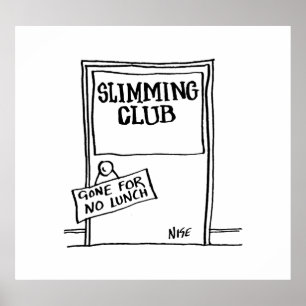 Slimming Club Door Sign
