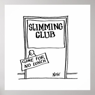 Slimming Club Door Sign