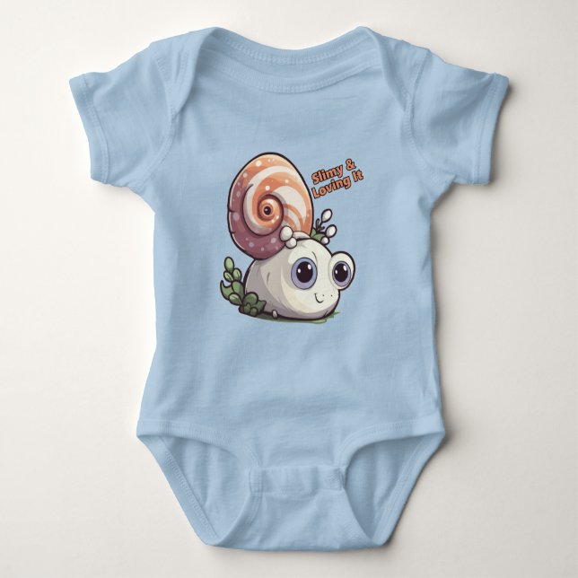 Slimy and Loving It Baby Bodysuit (Front)
