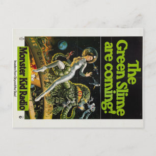 Slimy Monsters from Monster Kid Radio Postcard