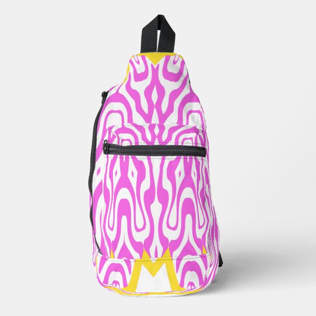 Sling Bag, Multicolor seamless classic design  Bag (Front)