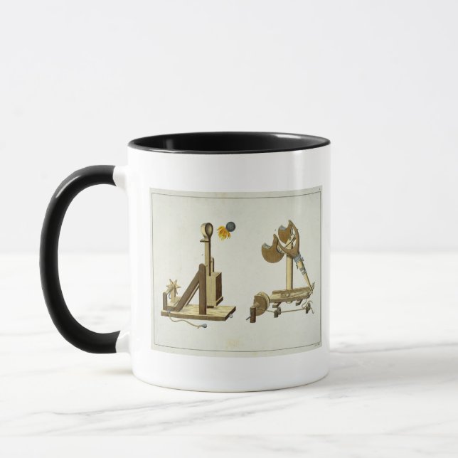 Sling with 'Greek Fire', plate from 'A History of Mug (Left)