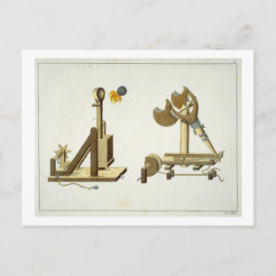 Sling with 'Greek Fire', plate from 'A History of Postcard