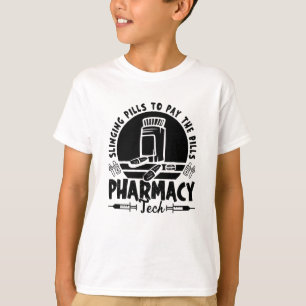 Slinging Pills Pharmacist Pharmacy Technician Gift T-Shirt