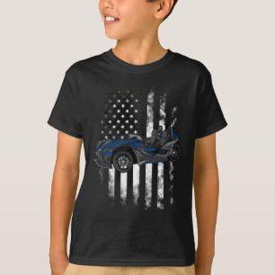 Slingshot Car American Usa Flag 4th Of July Slings T-Shirt