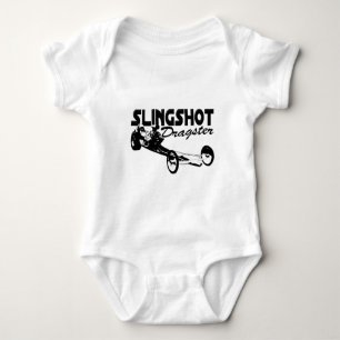 slingshot dragster vintage drag racing baby bodysuit