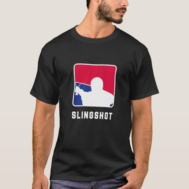 Slingshot Stone Slingshot Stone Slingshot Hunting  T-Shirt (Front)