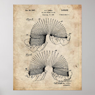 Slinky Patent Poster