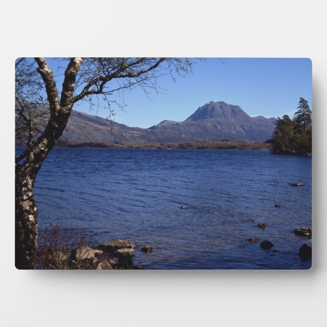 Slioch Loch Maree Wester Ross Scotland Plaque (Front)