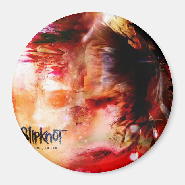 Slipknot custom round magnet (Front)