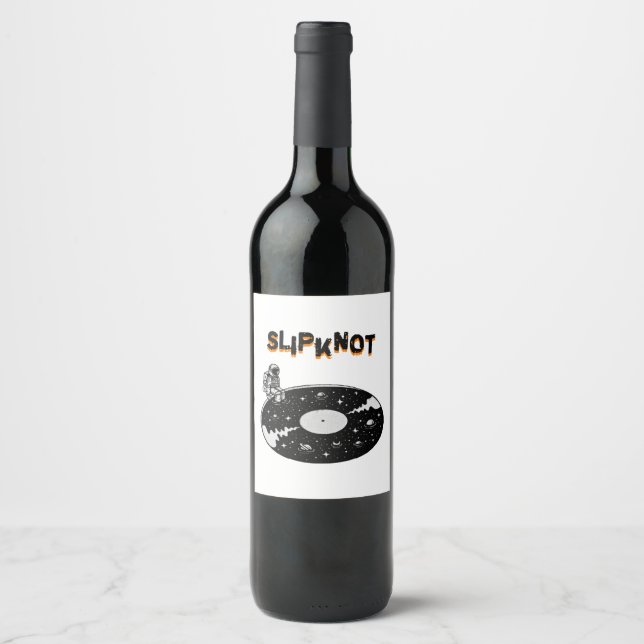 slipknot visual art wine label (Front)