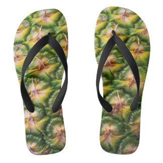 Slippers with anas print close up flip flops