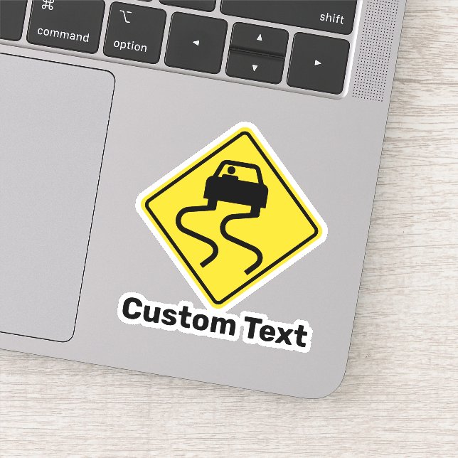 Slippery Road when Wet (Detail)